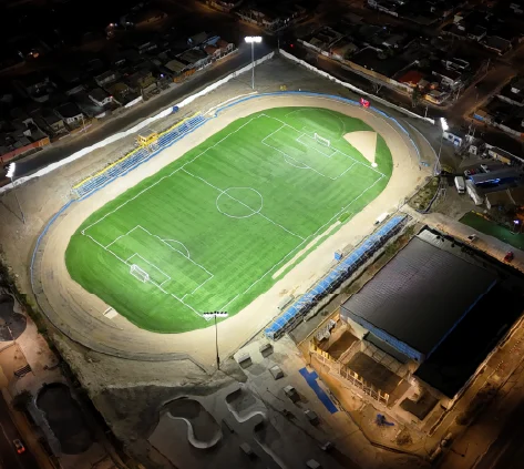 proyecto iluminacion estadio la caldera